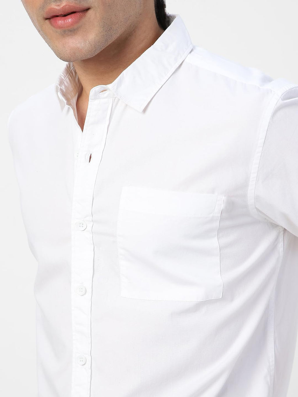Urbano Fashion Men's Cotton Full Sleeve Regular Fit Casual Solid Shirt