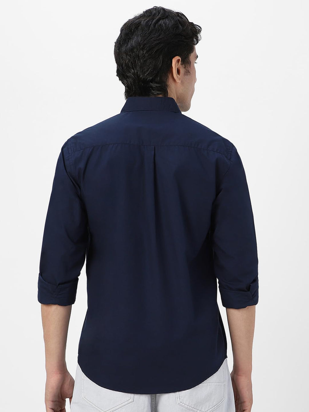 Urbano Fashion Men's Cotton Full Sleeve Regular Fit Casual Solid Shirt