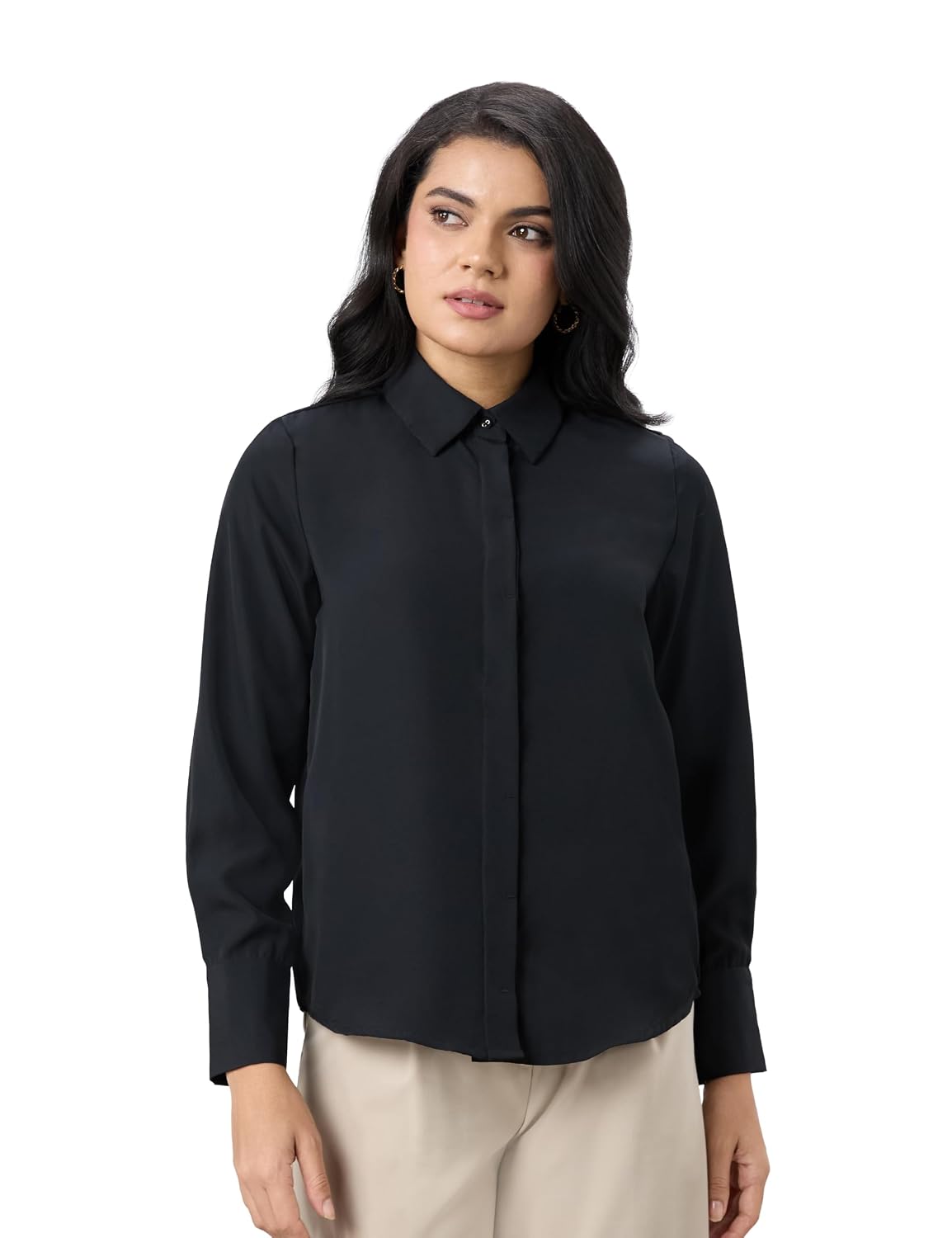 Symbol Premium Women's Soft Formal Shirt (Button Down | Regular Fit | Desk-to-Dinner) (Available in Plus Sizes)
