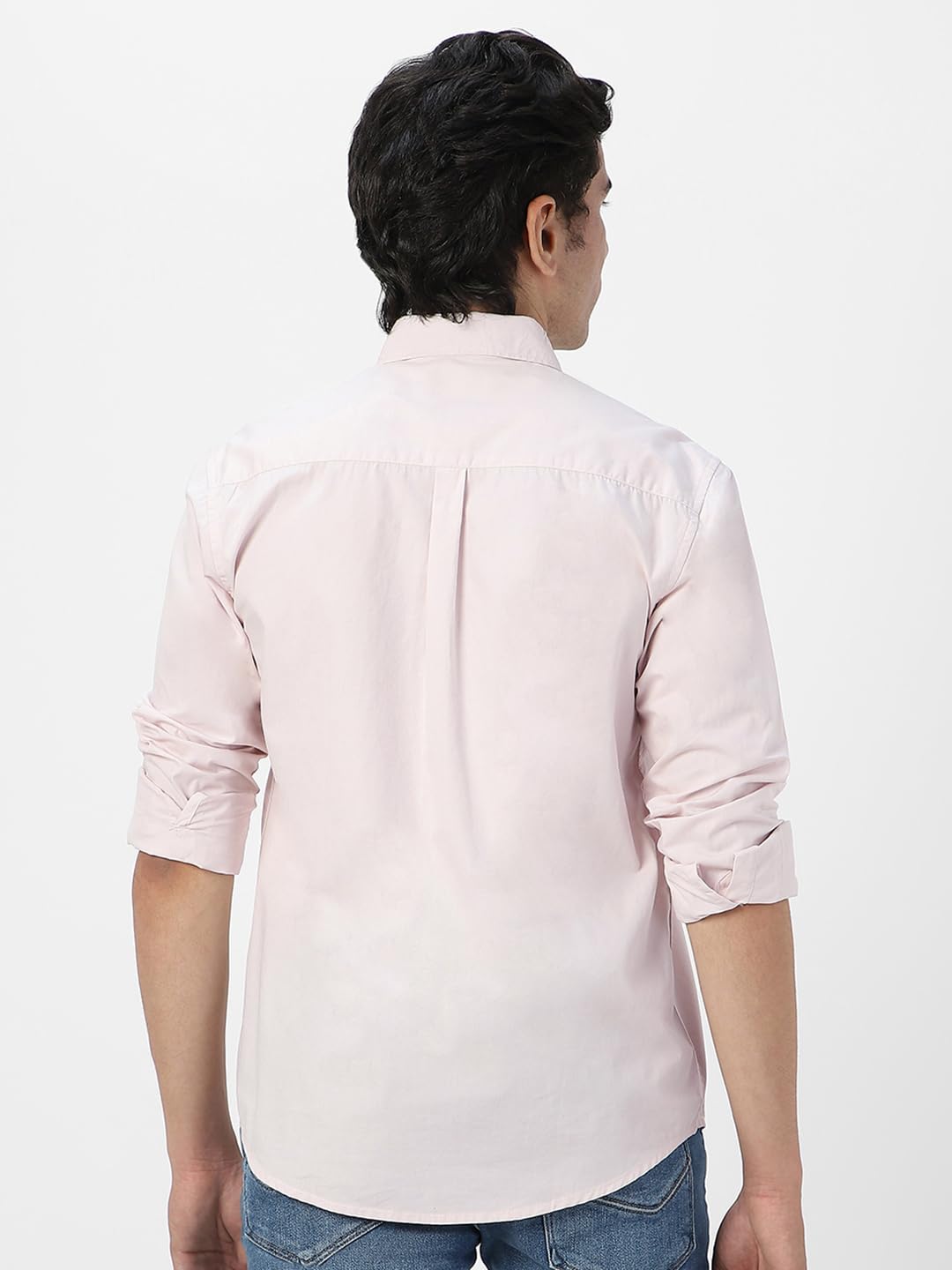 Urbano Fashion Men's Cotton Full Sleeve Regular Fit Casual Solid Shirt