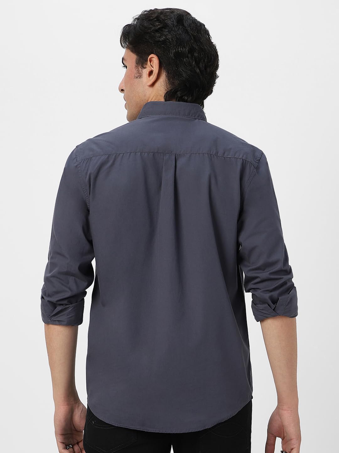 Urbano Fashion Men's Cotton Full Sleeve Regular Fit Casual Solid Shirt