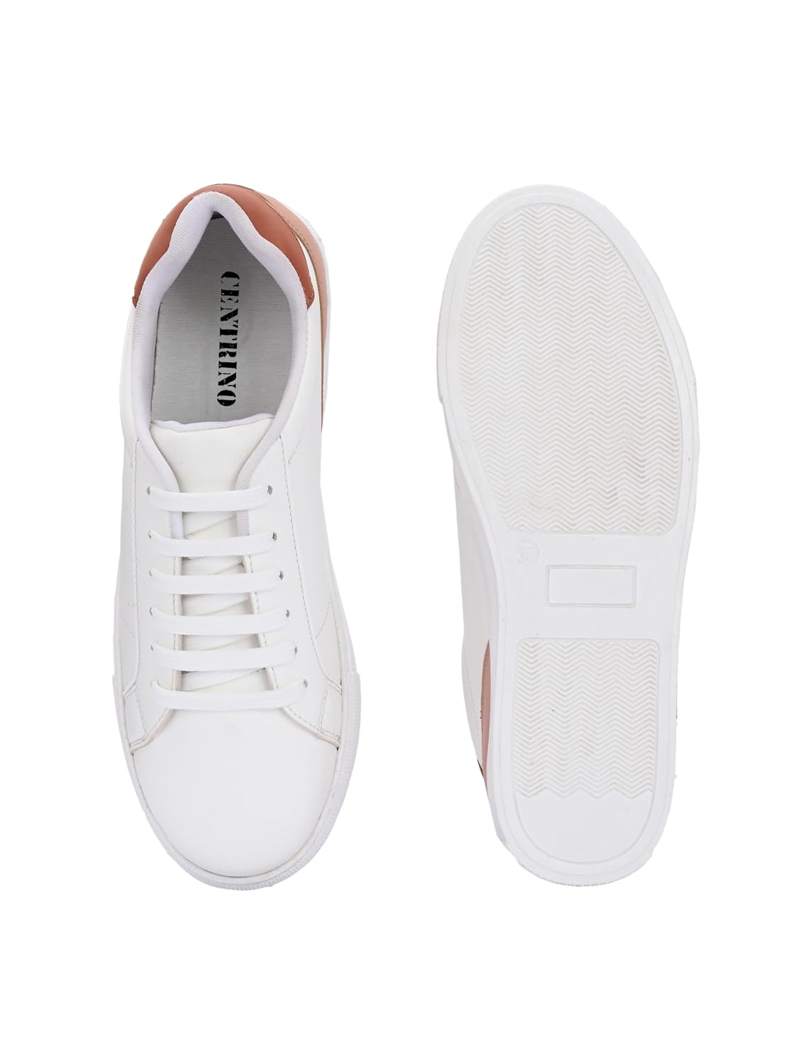 Centrino Women Casual Shoes | Colorblock Sneakers with Ultra Soft Cushion Lace-Up Shoes All-Day Comfort | Trendy & Lightweight Design | Low Top Flat Sole(7611)