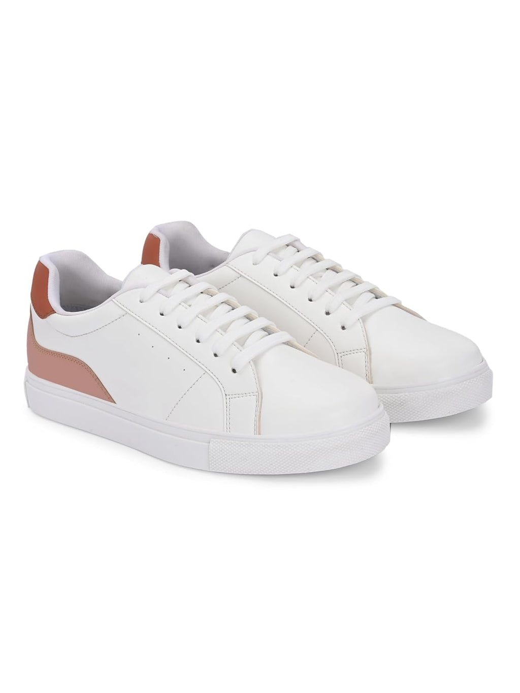Centrino Women Casual Shoes | Colorblock Sneakers with Ultra Soft Cushion Lace-Up Shoes All-Day Comfort | Trendy & Lightweight Design | Low Top Flat Sole(7611)