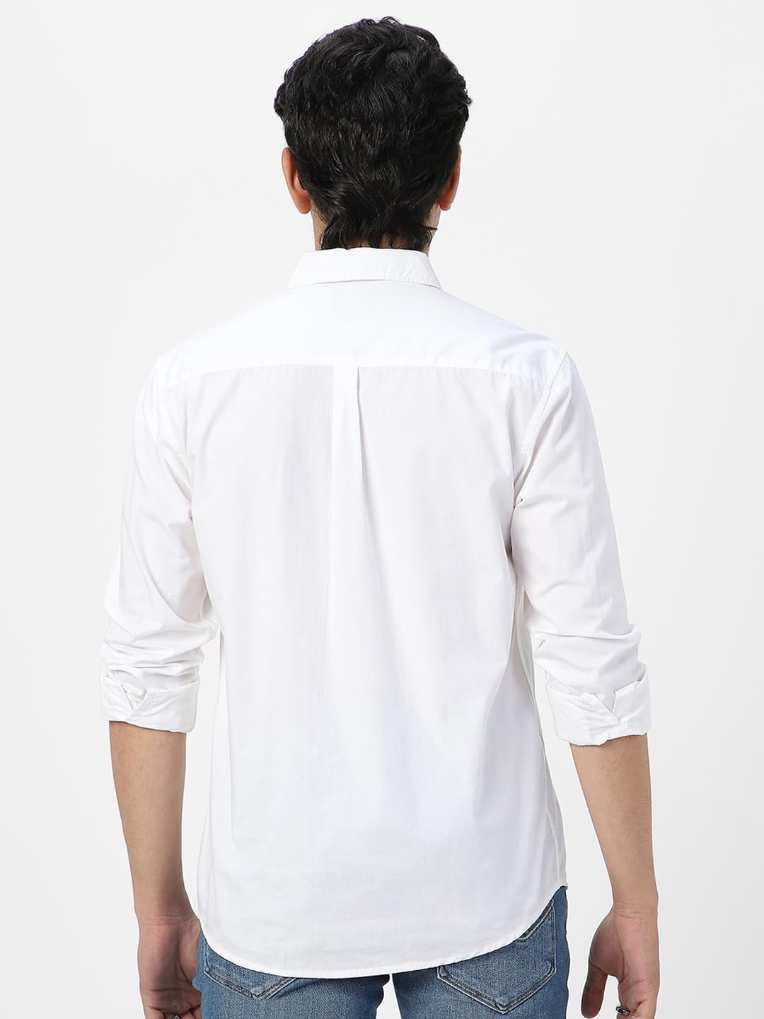 Urbano Fashion Men's Cotton Full Sleeve Regular Fit Casual Solid Shirt