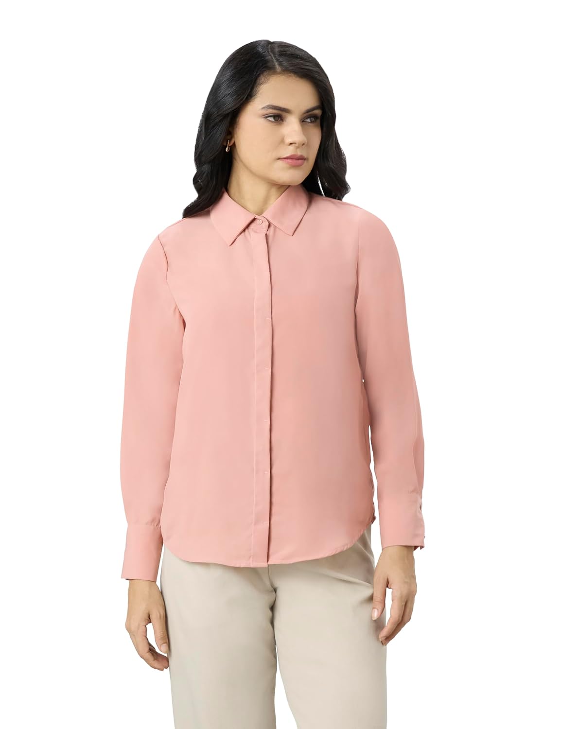 Symbol Premium Women's Soft Formal Shirt (Button Down | Regular Fit | Desk-to-Dinner) (Available in Plus Sizes)