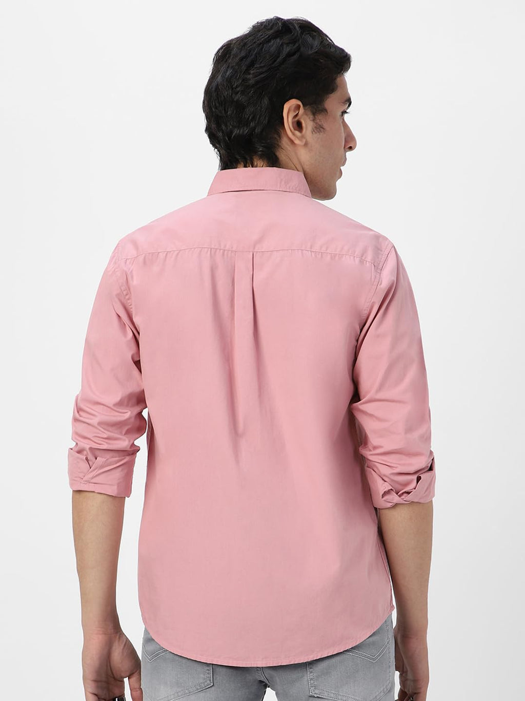 Urbano Fashion Men's Cotton Full Sleeve Regular Fit Casual Solid Shirt