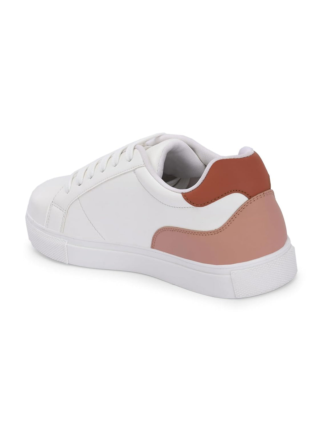 Centrino Women Casual Shoes | Colorblock Sneakers with Ultra Soft Cushion Lace-Up Shoes All-Day Comfort | Trendy & Lightweight Design | Low Top Flat Sole(7611)