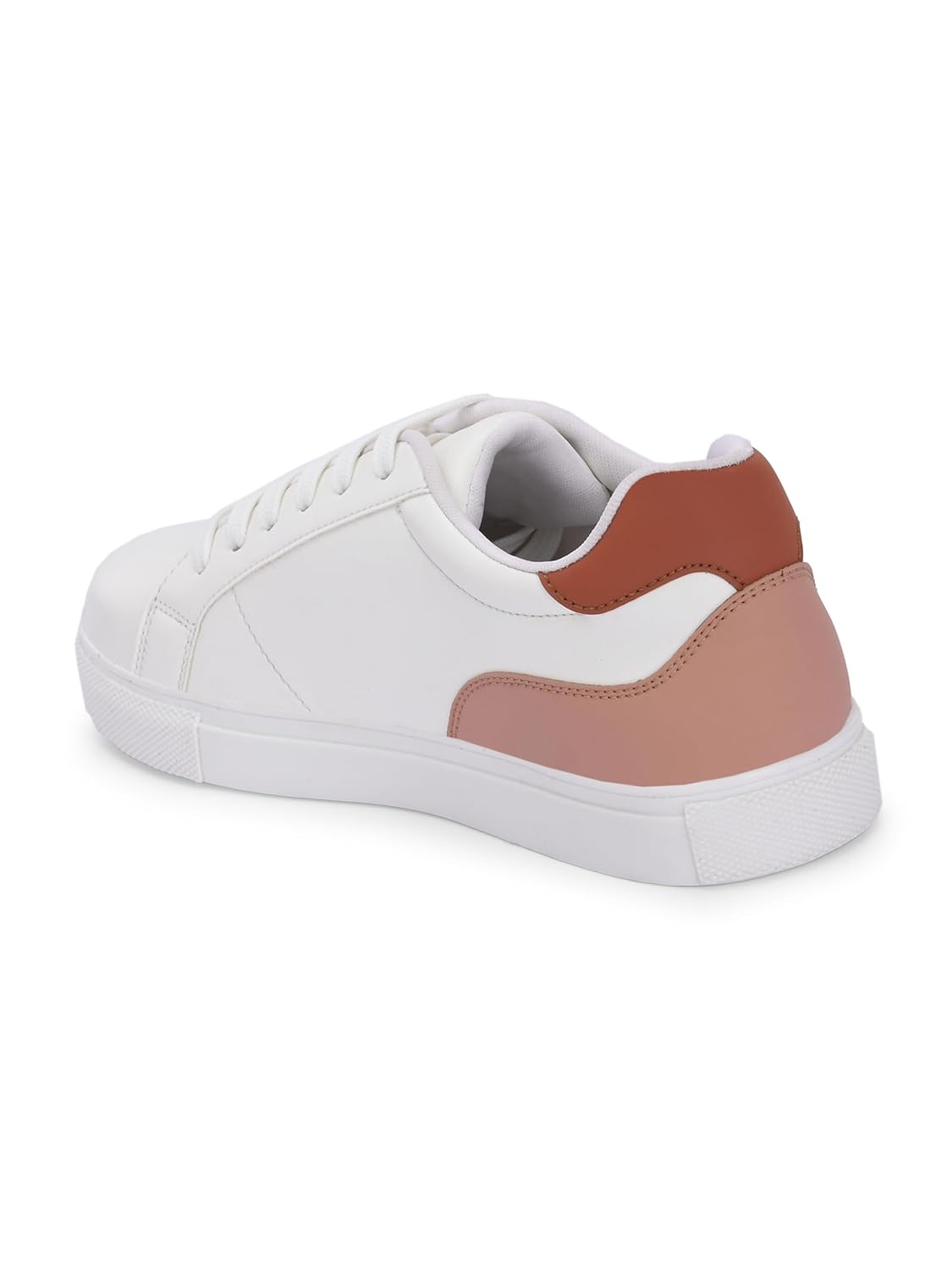 Centrino Women Casual Shoes | Colorblock Sneakers with Ultra Soft Cushion Lace-Up Shoes All-Day Comfort | Trendy & Lightweight Design | Low Top Flat Sole(7611)