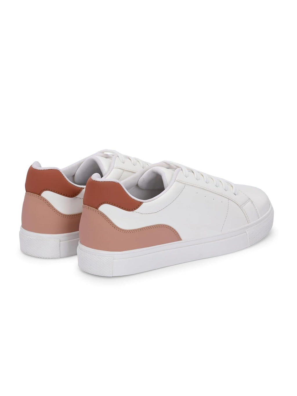 Centrino Women Casual Shoes | Colorblock Sneakers with Ultra Soft Cushion Lace-Up Shoes All-Day Comfort | Trendy & Lightweight Design | Low Top Flat Sole(7611)