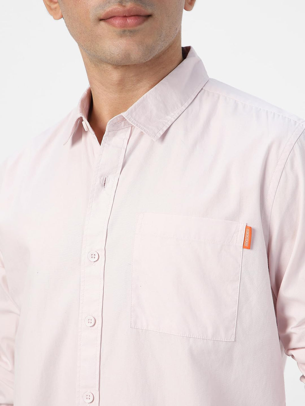 Urbano Fashion Men's Cotton Full Sleeve Regular Fit Casual Solid Shirt