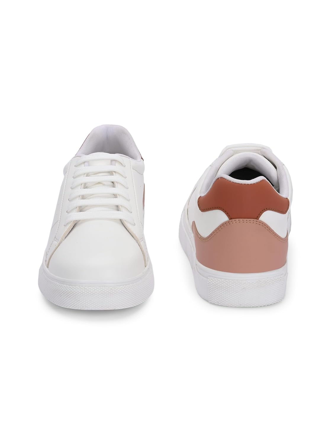 Centrino Women Casual Shoes | Colorblock Sneakers with Ultra Soft Cushion Lace-Up Shoes All-Day Comfort | Trendy & Lightweight Design | Low Top Flat Sole(7611)
