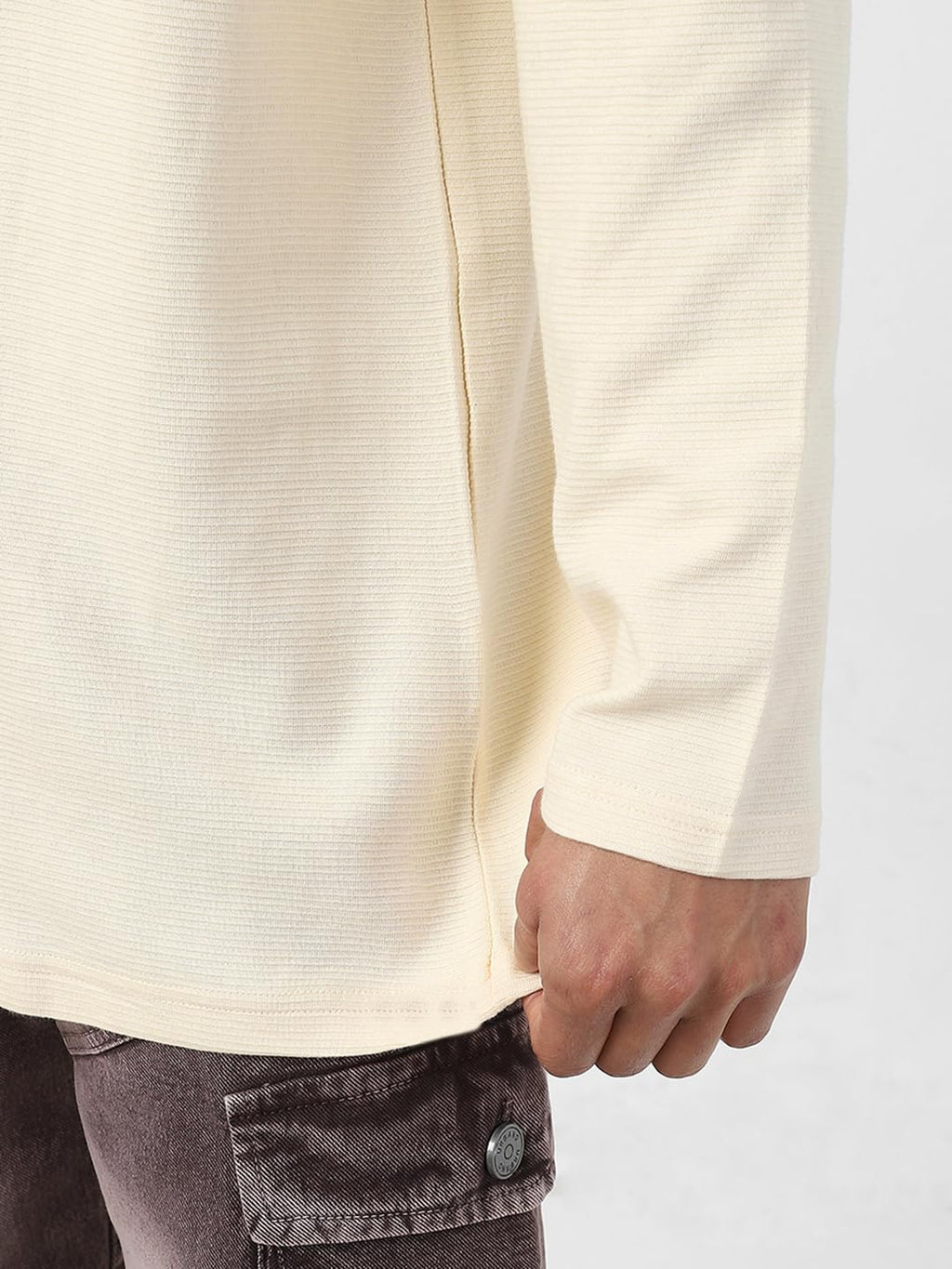 Urbano Fashion Men's Cotton Full Sleeve Regular Fit Casual Solid Shirt