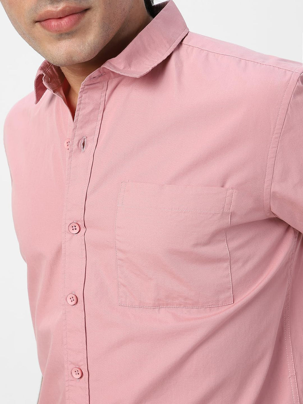 Urbano Fashion Men's Cotton Full Sleeve Regular Fit Casual Solid Shirt