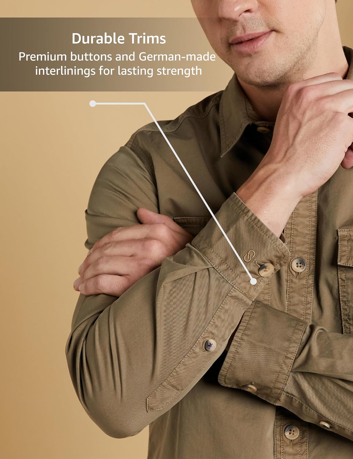 Symbol Premium Men Long Sleeve Casual Washed Cotton Twill Shirt (Regular Fit)