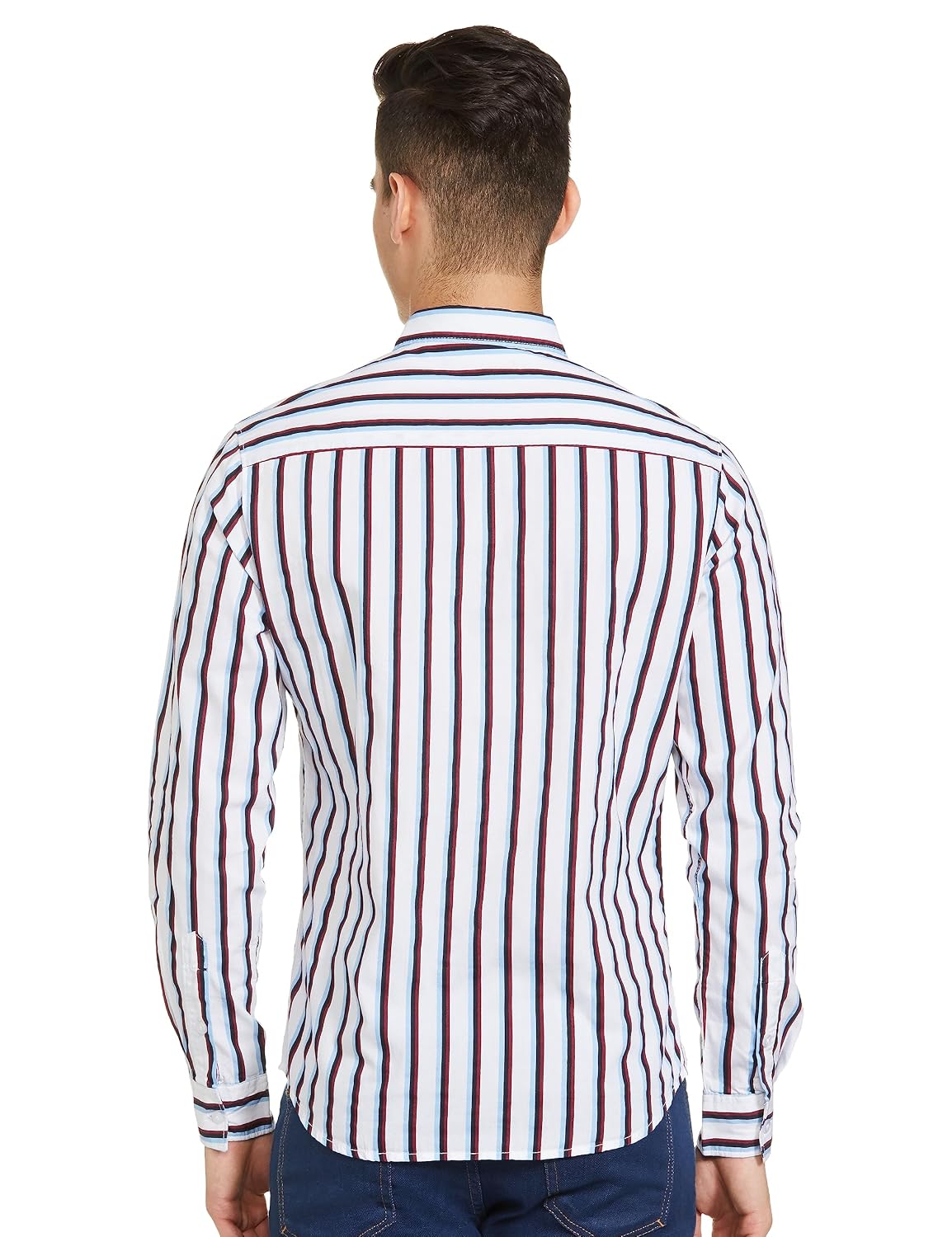 The Indian Garage Co Men Slim Fit Checkered Full Sleeves Spread Collar Casual Shirt