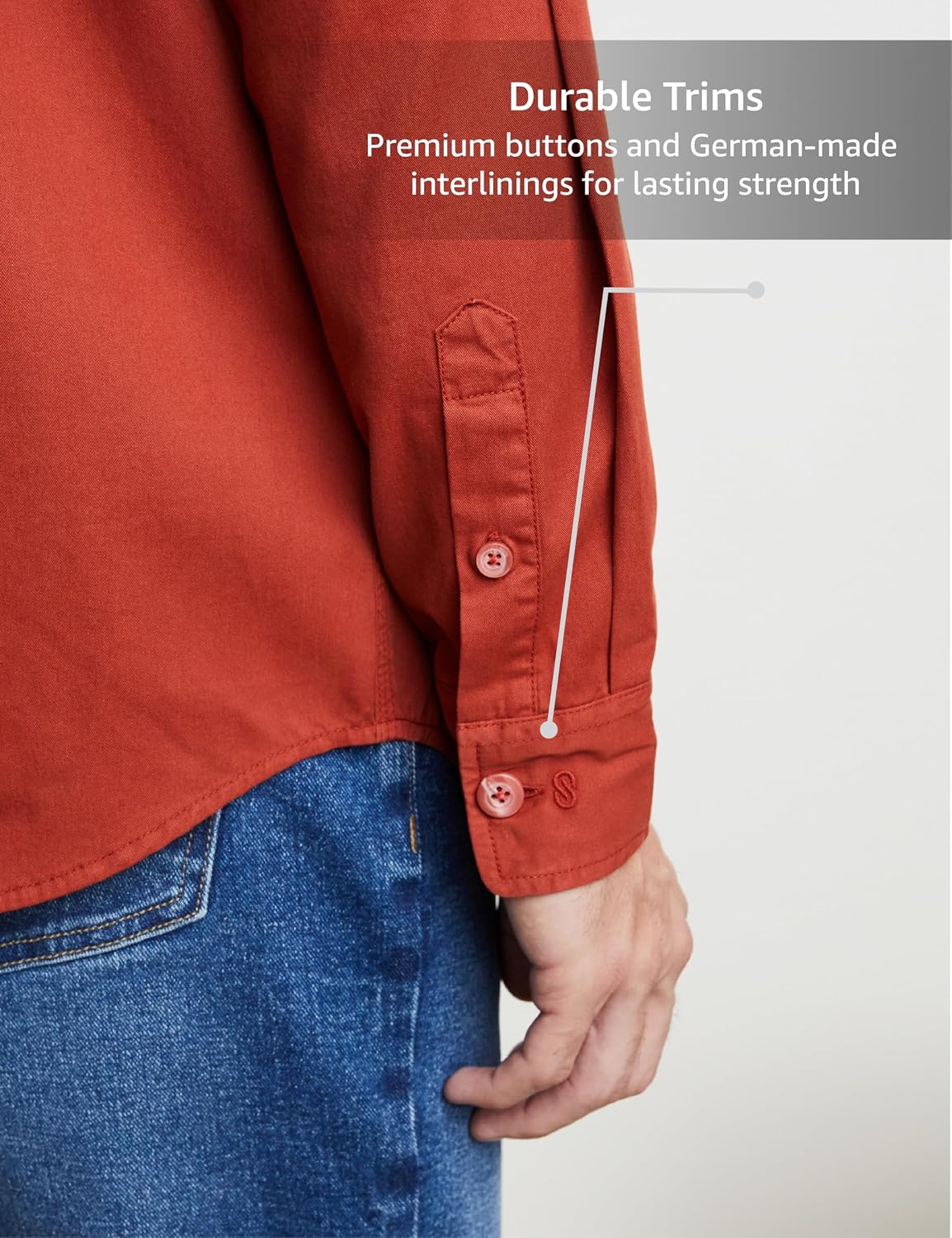 Symbol Premium Men Long Sleeve Casual Washed Cotton Twill Shirt (Regular Fit)